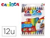 Capa do artigo Marcador carioca birello dupla ponta caixa de 12 cores