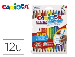 Capa do artigo Marcador carioca birello dupla ponta caixa de 12 cores