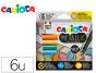 Marcador carioca metallic ponta maxi 6 mm caixa de 6 cores sortidas - Preview