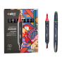 Marcador Carioca Plus Sketch 2 Pontas 10 Cores 45241 - Preview