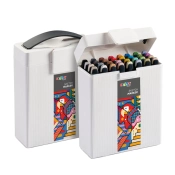 Capa do artigo Marcador Carioca Plus Sketch 2 Pontas Caixa Premium 32 Cores 45242