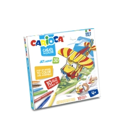 Capa do artigo Marcador Escolar Carioca Create & Color 42904 Jet Junior Cx C/10
