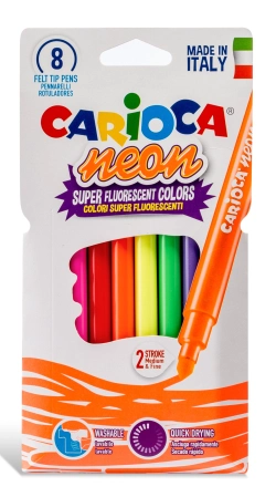 Capa do artigo Marcador Escolar Carioca Neon 42785 Cx C/8