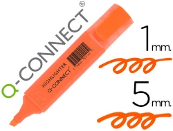 Capa do artigo Marcador fluorescente q-connect de ponta biselada laranja