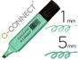 Marcador fluorescente q-connect pastel azul ponta biselada - Preview