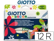 Capa do artigo Marcador giotto decor materials caixa de 12 cores sortidas