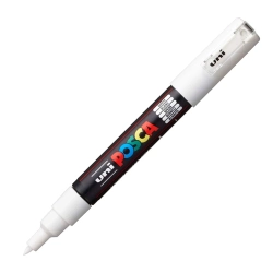 Capa do artigo Marcador Permanente Uni Posca Pc-1M Extra Fino 0,7Mm Branco 1
