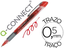 Capa do artigo Marcador q-connect roller ball vermelho 0,7 mm (10 unidades)
