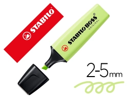 Capa do artigo Marcador Stabilo Boss - Fluorescente 70 - Pastel Lima