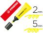 Marcador Stabilo Fluorescente 72 Amarelo Neon - Preview