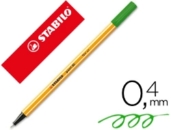 Capa do artigo Marcador Stabilo Point 88 - Verde Maça