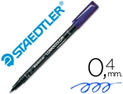 Capa do artigo Marcador staedtler lumocolor retroprojecao 313-3 ponta 0,4mm azul