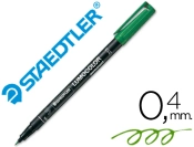 Capa do artigo Marcador staedtler lumocolor retroprojecao 313-5 ponta 0,4mm verde