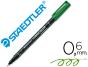 Marcador staedtler lumocolor retroprojecao 318-5 ponta 0,6mm verde - Preview