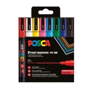 Capa do artigo Marcador Uni Posca Pc-3M Fino 0,9-1,3Mm 8 Cores Basicas