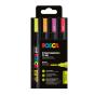 Marcador Uni Posca Pc-5M Medio 1,8-2,5Mm 4 Cores Fluorescentes - Preview
