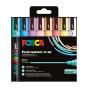 Marcador Uni Posca Pc-5M Medio 1,8-2,5Mm 8 Cores Suaves - Preview