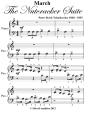 March The Nutcracker Suite Beginner Piano Sheet Music - Preview