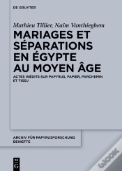Capa do artigo Mariages Et Séparations En Égypte Au Moyen Âge