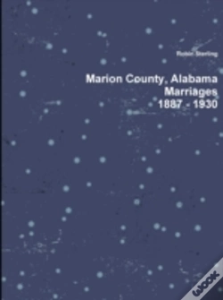 Capa do artigo Marion County, Alabama, Marriages, 1887 - 1930