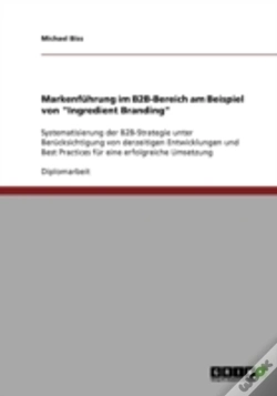 Capa do artigo Markenfuhrung Im B2b-Bereich Am Beispiel Von "Ingredient Branding"