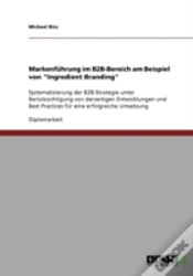 Capa do artigo Markenfuhrung Im B2b-Bereich Am Beispiel Von "Ingredient Branding"