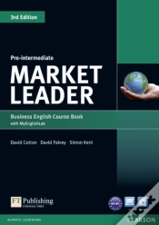 Capa do artigo Market Leader 3rd Edition Pre-Intermediate Coursebook With Dvd-Rom And Myenglishlab Student Online Access Code Pack