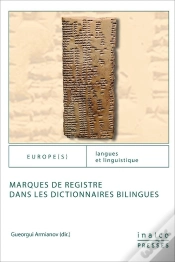 Capa do artigo Marques De Registre Dans Les Dictionnaires Bilingues