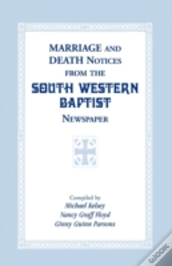 Capa do artigo Marriage And Death Notices From The Sout