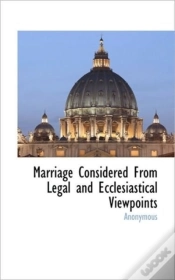 Capa do artigo Marriage Considered From Legal And Eccle