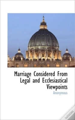 Capa do artigo Marriage Considered From Legal And Eccle