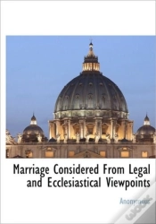 Capa do artigo Marriage Considered From Legal And Eccle
