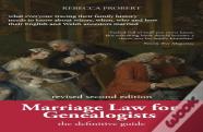 Marriage Law For Genealogists