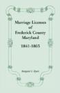 Marriage Licenses Of Frederick County, M - Preview