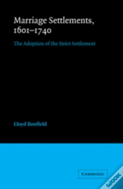 Capa do artigo Marriage Settlements, 1601-1740