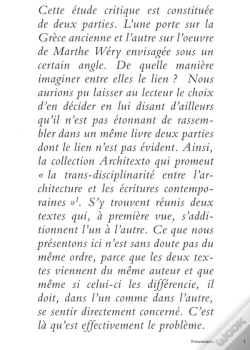 Capa do artigo Marthe Wery ; Un Jeu De Mise En Relation