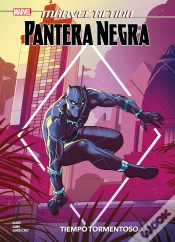 Capa do artigo Marvel Action Pantera Negra. Tiempo Tormentoso