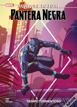 Capa do artigo Marvel Action Pantera Negra. Tiempo Tormentoso