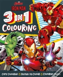 Capa do artigo Marvel Avengers Iron Man: 3 In 1 Colouring