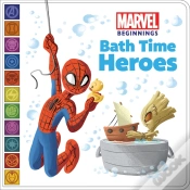 Capa do artigo Marvel Beginnings: Bath Time Heroes Bath Book