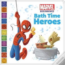 Capa do artigo Marvel Beginnings: Bath Time Heroes Bath Book