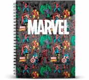 Capa do artigo Marvel Brawl Caderno A4 Papel Quadriculado, Multicolorido