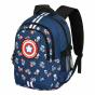 Marvel Capitão América Brave Mochila Running PLUS, Azul - Preview