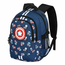 Capa do artigo Marvel Capitão América Brave Mochila Running PLUS, Azul