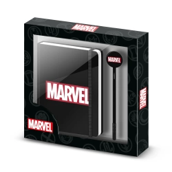 Capa do artigo Marvel Comics Caixa de Presente com Diário e Caneta Fashion, Preta