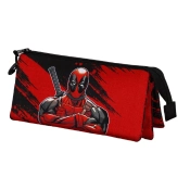 Capa do artigo Marvel Deadpool Bad Estojo Triplo, Vermelha