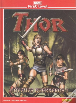Capa do artigo Marvel First Level 08: Thor Jovenes Guerreros