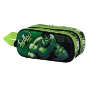 Capa do artigo Marvel Hulk Superhuman Estojo Duplo 3D, Verde