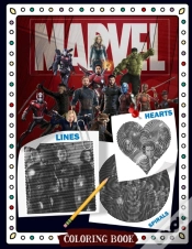 Capa do artigo Marvel Lines Spirals Heart Coloring Book