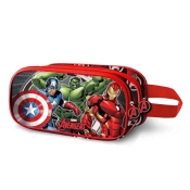 Capa do artigo Marvel Os Vingadores Almighty Estojo Duplo 3D, Vermelho